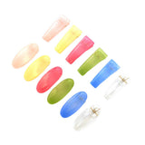 Max 12pcs Girl's Hair Clip Crystal Hair Accessory Clear Hair Decors Non Slip