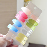 Max 12pcs Girl's Hair Clip Crystal Hair Accessory Clear Hair Decors Non Slip
