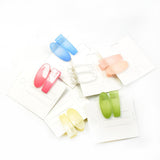 Max 12pcs Girl's Hair Clip Crystal Hair Accessory Clear Hair Decors Non Slip