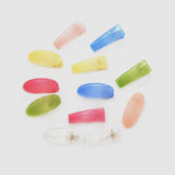 Max 12pcs Girl's Hair Clip Crystal Hair Accessory Clear Hair Decors Non Slip