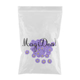 Max 50Pack Resin Daisy Flatback Cabochon Beads Embellishments DIY Crafts Purple