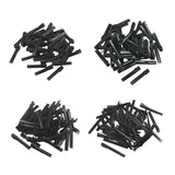 Maxbell 50Alligator Teeth Hair Clip Flat Single Prong Hair Clip DIY Headdress 40x7mm