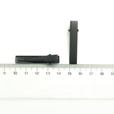 Maxbell 50Alligator Teeth Hair Clip Flat Single Prong Hair Clip DIY Headdress 40x7mm