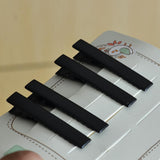 Maxbell 50Alligator Teeth Hair Clip Flat Single Prong Hair Clip DIY Headdress 46x7mm