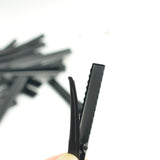 Maxbell 50Alligator Teeth Hair Clip Flat Single Prong Hair Clip DIY Headdress 56x8mm
