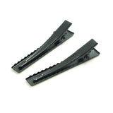 Maxbell 50Alligator Teeth Hair Clip Flat Single Prong Hair Clip DIY Headdress 56x8mm