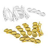 Max 6Pcs Hair Clips Barrette Spring Hairpin Blank Cabochon Settings Accessories