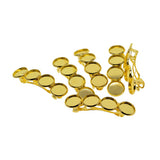 Max 6Pcs Hair Clips Barrette Spring Hairpin Blank Cabochon Settings Accessories