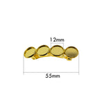Max 6Pcs Hair Clips Barrette Spring Hairpin Blank Cabochon Settings Accessories