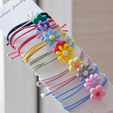 Max 5m Elastic Rope Colorful Rubber Hair Tie Hair Band Ponytail Holder DIY