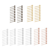 Max 20Pcs blank cabochon beads hair clip setting base round 12mm Golden