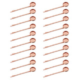 Max 20Pcs blank cabochon beads hair clip setting base round 12mm Rose Gold