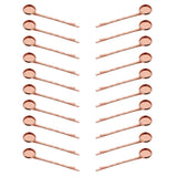Max 20Pcs blank cabochon beads hair clip setting base round 12mm Rose Gold