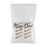 Max 10x Alligator Clips Prong Duckbill Teeth Comb Hairpin Bow DIY Gold