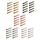 Max 10x Alligator Clips Prong Duckbill Teeth Comb Hairpin Bow DIY Gold
