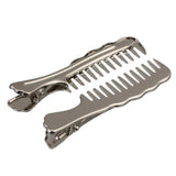 Max 10x Alligator Clips Prong Duckbill Teeth Comb Hairpin Bow DIY Silver