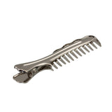 Max 10x Alligator Clips Prong Duckbill Teeth Comb Hairpin Bow DIY Silver