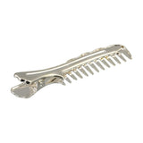 Max 10x Alligator Clips Prong Duckbill Teeth Comb Hairpin Bow DIY Platinum