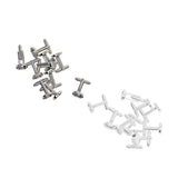 Max 10x 12mm Blank Cuff Link Settings Bases DIY Formal Cufflink White Golden