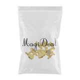 Max 10Pack Cufflink Cuff Button Glue Pad Round Base Cuff Link Findings Golden
