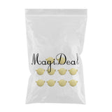 Max 10pcs Round Brooch Clasps Pin Disk Base Pad Bezel Blank Cabochon Trays Gold