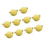 Max 10pcs Round Brooch Clasps Pin Disk Base Pad Bezel Blank Cabochon Trays Gold