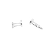 Max 20x Silver Tone Round Cufflinks Settings DIY Mens Cuff Links Tray Cabochon