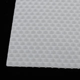 Maxbell 20x20cm honeycomb beeswax slice pieces for pillar candle taper DIY  white