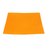 Maxbell 20x20cm honeycomb beeswax slice pieces for pillar candle taper DIY  orange
