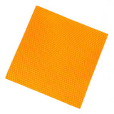 Maxbell 20x20cm honeycomb beeswax slice pieces for pillar candle taper DIY  orange