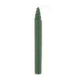 Maxbell Beeswax Candles Long Candles Hand Made Honeycomb Taper Wedding Decors Green