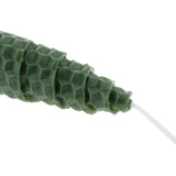 Maxbell Beeswax Candles Long Candles Hand Made Honeycomb Taper Wedding Decors Green