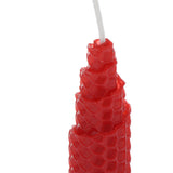 Maxbell Beeswax Candles Long Candles Hand Made Honeycomb Taper Wedding Decors Red