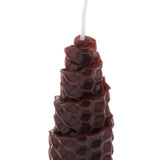 Maxbell Beeswax Candles Long Candles Hand Made Honeycomb Taper Wedding Decors Brown