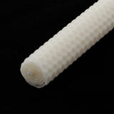 Maxbell Beeswax Candles Long Candles Hand Made Honeycomb Taper Wedding Decors White