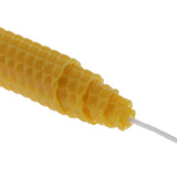 Maxbell Beeswax Candles Long Candles Hand Made Honeycomb Taper Wedding Decors Yellow