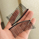 Max 10pcs Metal Hair Comb Slide Side Combs Pin Hair Clips DIY Hair Findings