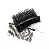 Max 10pcs Metal Hair Comb Slide Side Combs Pin Hair Clips DIY Hair Findings
