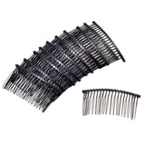 Max 10pcs Metal Hair Comb Slide Side Combs Pin Hair Clips DIY Hair Findings