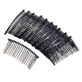 Max 10pcs Metal Hair Comb Slide Side Combs Pin Hair Clips DIY Hair Findings