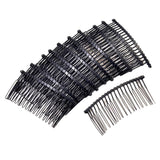 Max 10pcs Metal Hair Comb Slide Side Combs Pin Hair Clips DIY Hair Findings