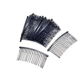 Max 10pcs Metal Hair Comb Slide Side Combs Pin Hair Clips DIY Hair Findings