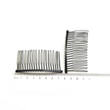 Max 10pcs Metal Hair Comb Slide Side Combs Pin Hair Clips DIY Hair Findings