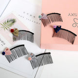 Max 10pcs Metal Hair Comb Slide Side Combs Pin Hair Clips DIY Hair Findings