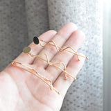 Max 10 Pieces Womens Fashion Golden Waved Shape Hair Clip Hairpin Hair Accessory
