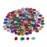 Max 180/200pcs Resin Rhinestone DIY Buttons FlatBack Rhinestone Mixed A 200Pcs