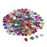 Max 180/200pcs Resin Rhinestone DIY Buttons FlatBack Rhinestone Mixed A 200Pcs