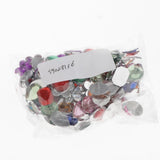 Max 180/200pcs Resin Rhinestone DIY Buttons FlatBack Rhinestone Mixed A 200Pcs