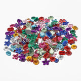 Max 180/200pcs Resin Rhinestone DIY Buttons FlatBack Rhinestone Mixed A 200Pcs
