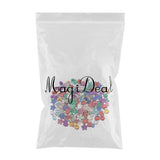Max 180/200pcs Resin Rhinestone DIY Buttons FlatBack Rhinestone Mixed A 200Pcs